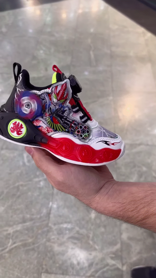 Kids’ Beyblade LED Light-Up Sneakers – Spin & Shine Edition