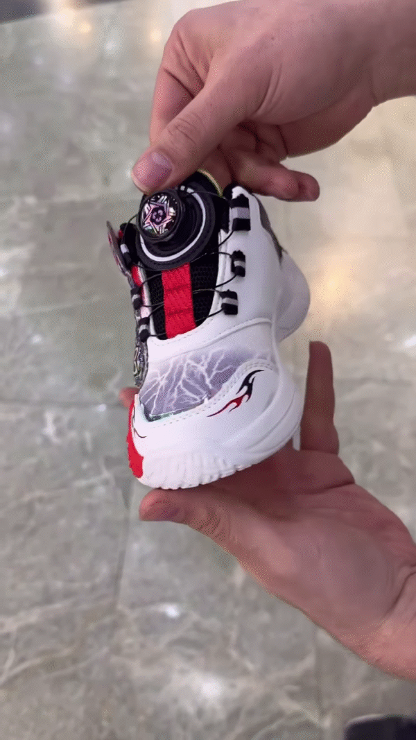 Kids’ Beyblade LED Light-Up Sneakers – Spin & Shine Edition - Image 2