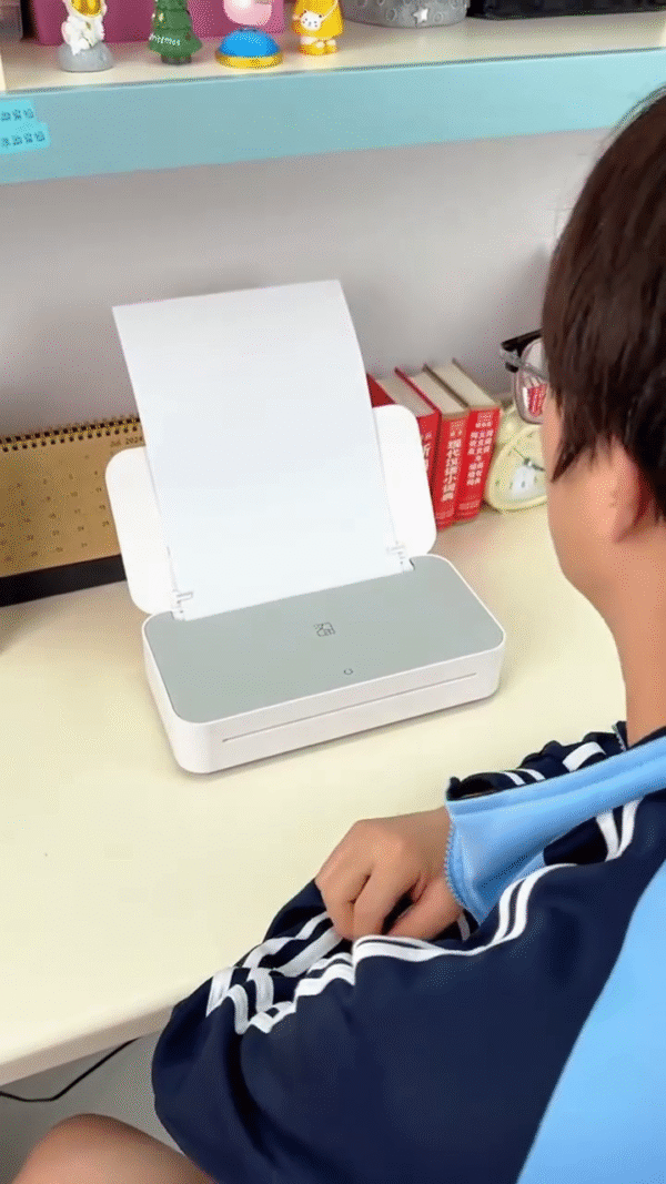Mini Smart Wireless Printer for Students – Compact Ink-Free Printing