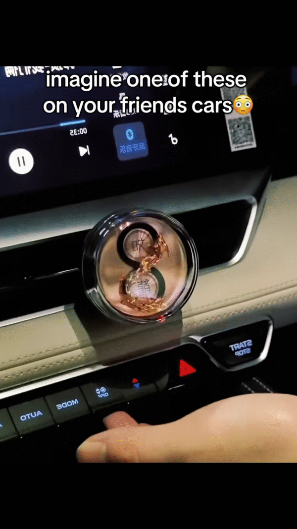 Infinity Kinetic Car Air Vent Spinner – Dual Rotor Motion Decor - Image 2