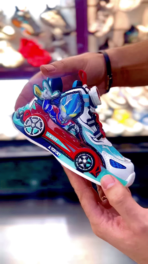 Superhero Car-Themed Kids Sneakers – The Ultimate Fusion of Fun, Style & Comfort!
