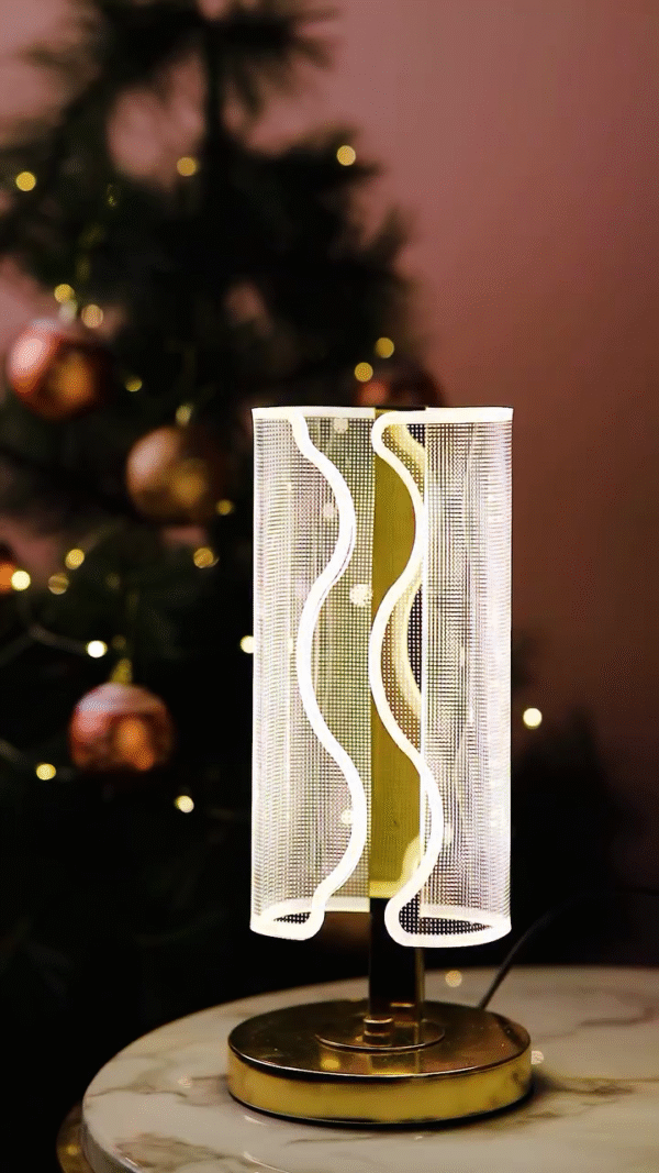 LumiWave Art Deco Table Lamp