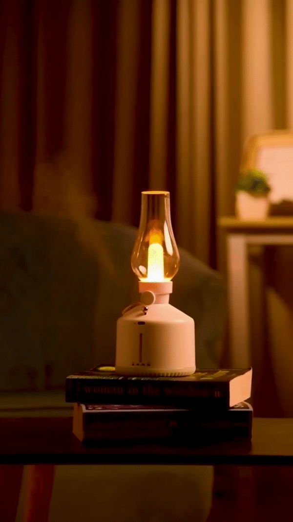 Vintage Flame Aroma Diffuser & Humidifier Lamp - Image 4