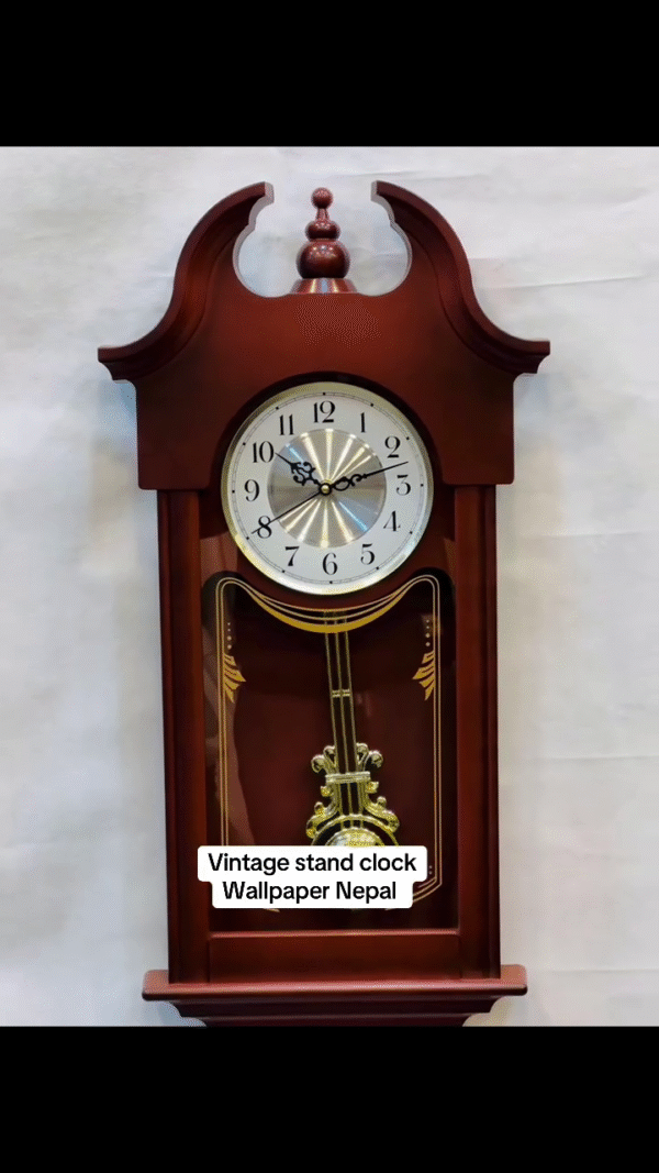 Vintage Stand Clock with Moving Gears – Timeless Elegance for Modern Homes - Image 3