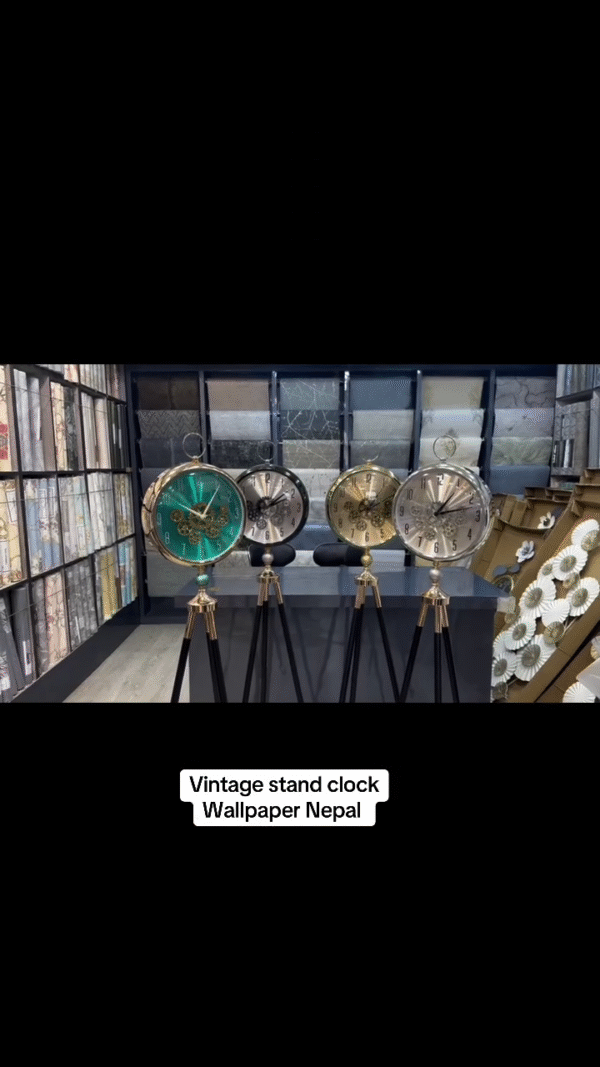 Vintage Stand Clock with Moving Gears – Timeless Elegance for Modern Homes - Image 4