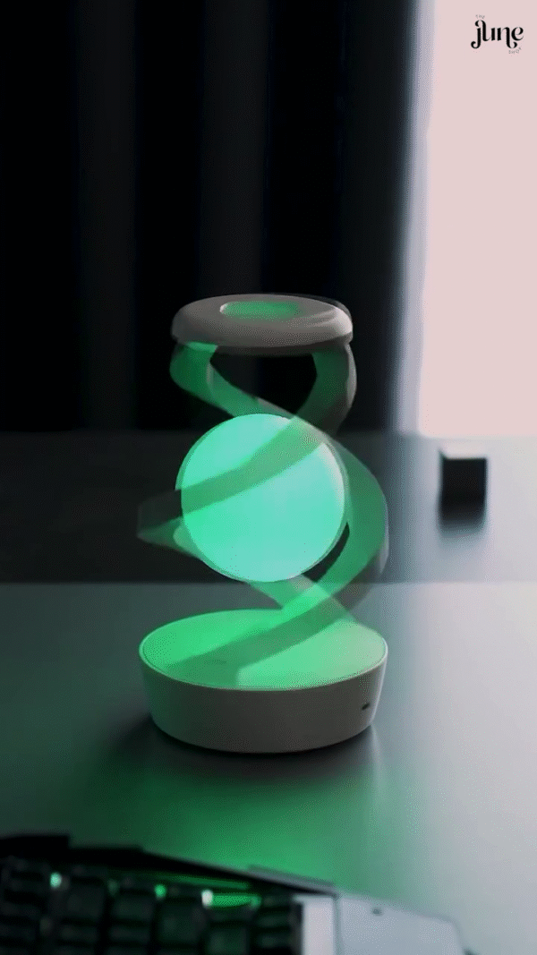 Futuristic Spiral Touchless Desk Lamp – Motion Sensor | Smart Modern Lighting - Image 3