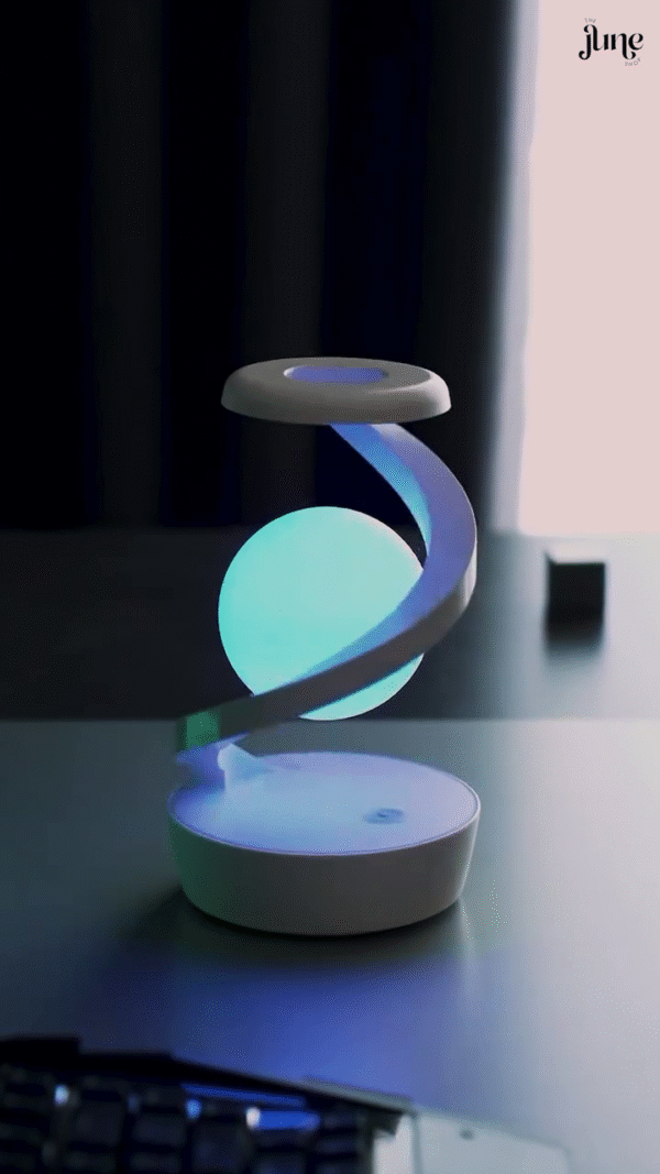 Futuristic Spiral Touchless Desk Lamp – Motion Sensor | Smart Modern Lighting - Image 4