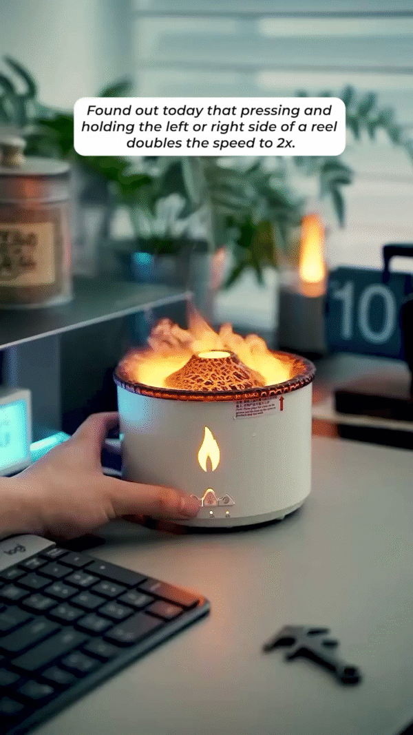 Volcano Flame Aromatherapy Diffuser & Humidifier
