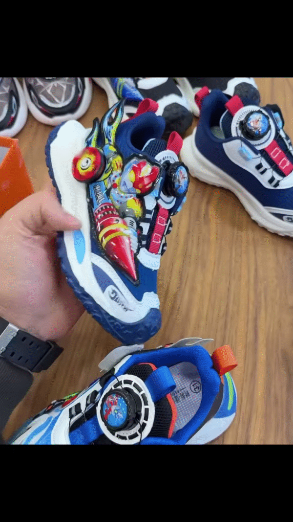 Kids' Superhero Rocket Launcher LED Sneakers