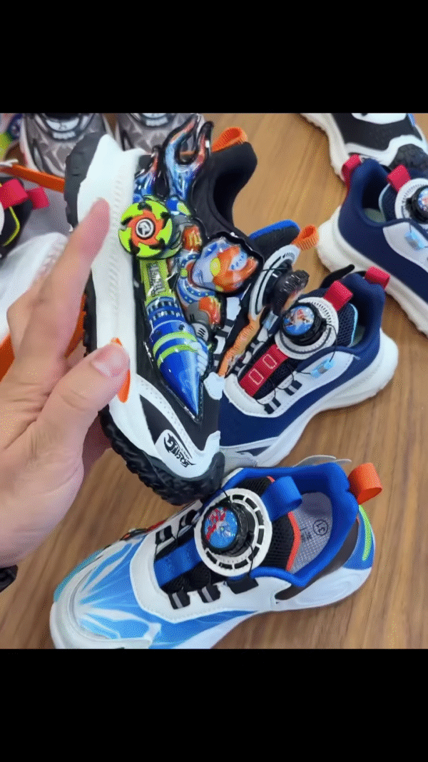 Kids' Superhero Rocket Launcher LED Sneakers - Image 2