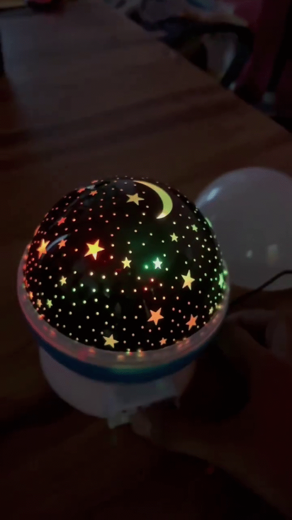 Rotating Star Projector Night Light – Multi-Color Galaxy Lamp - Image 2