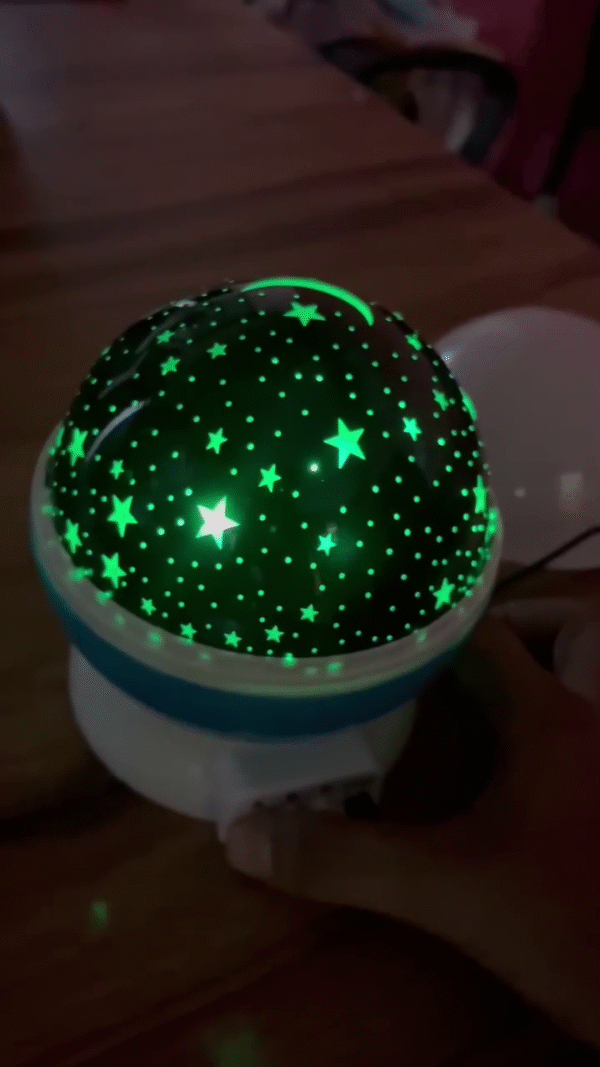 Rotating Star Projector Night Light – Multi-Color Galaxy Lamp - Image 4