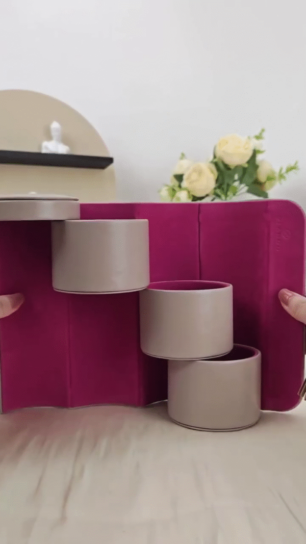 Rotating Travel Jewelry Organizer Case - Image 2