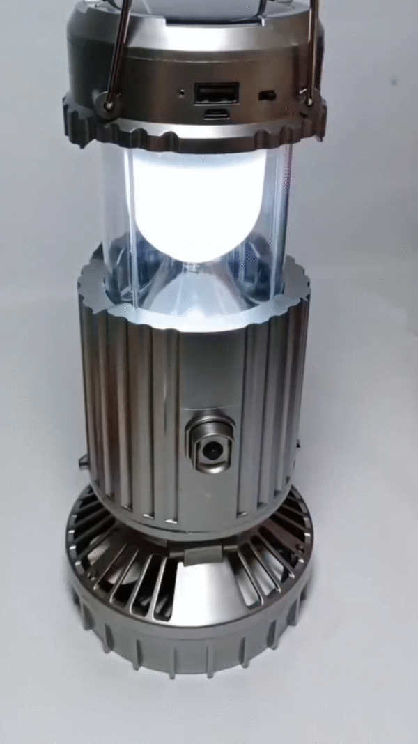 Multifunctional Jet Turbine Style Portable Fan with Compass & USB Charging