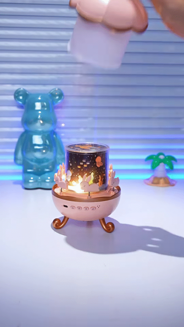 🎠 Bunny Carousel Night Lamp - Image 3