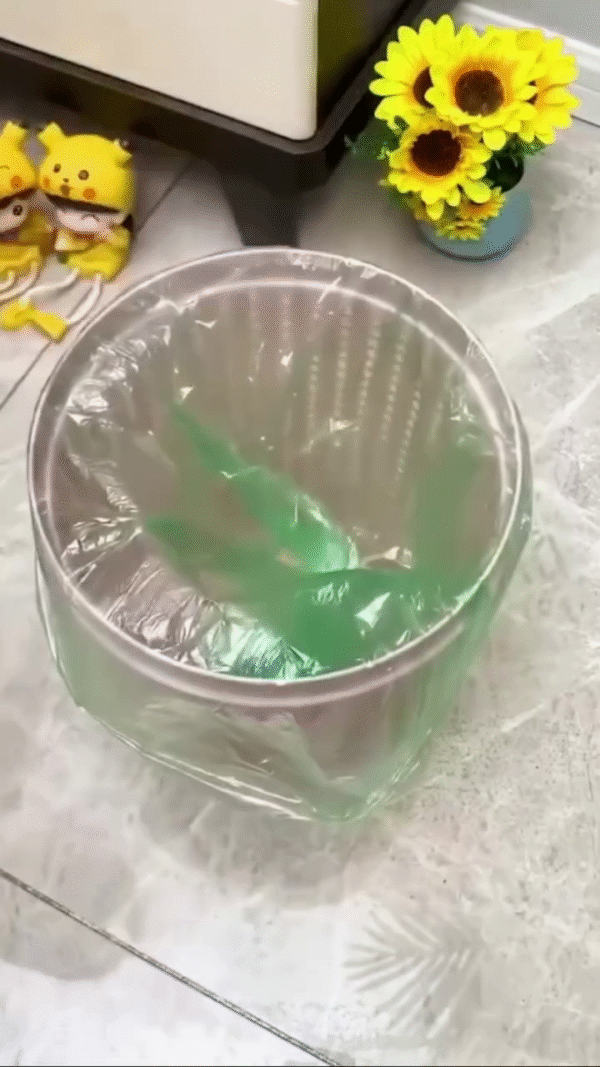Rotating Drum-Style Vegetable Spinner – Leaf Dryer Basket for Kitchen - Image 2