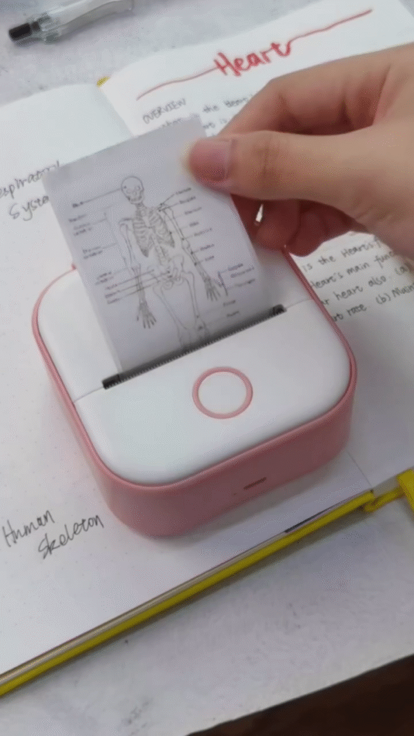 Mini Bluetooth Thermal Printer – Pocket Study Buddy Edition