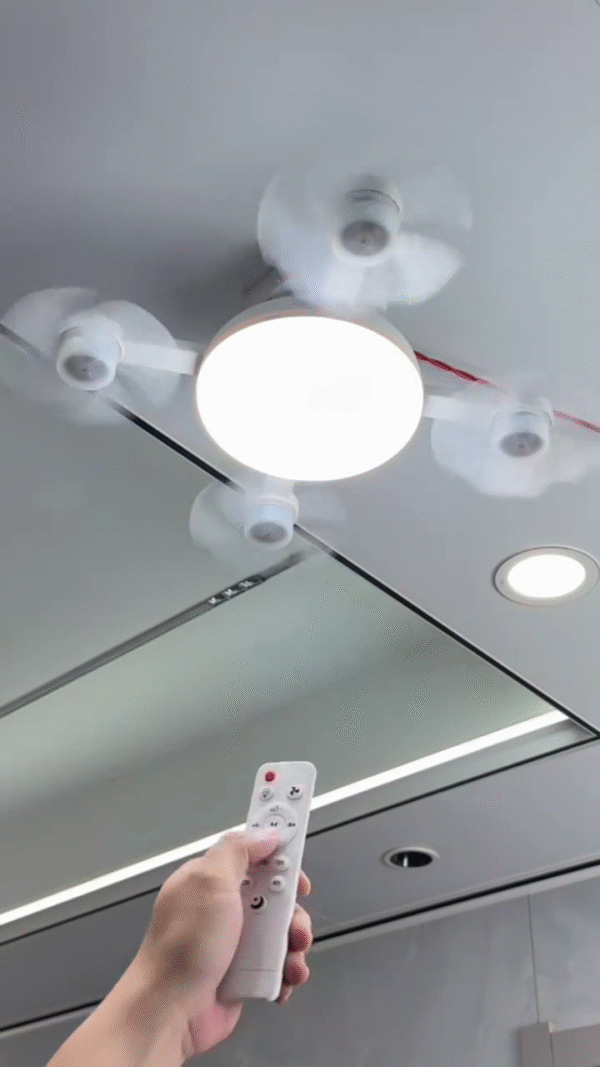 Remote-Controlled LED Ceiling Fan Light - Image 3