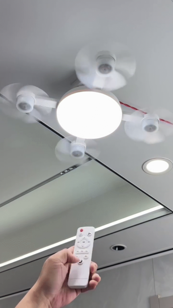 Remote-Controlled LED Ceiling Fan Light - Image 4