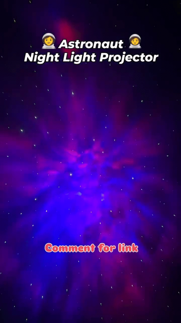 👩‍🚀 Astronaut Night Light Projector with Remote Control & Timer - Image 3