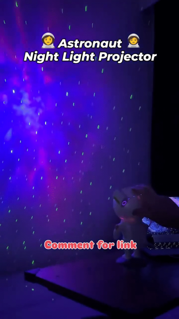 👩‍🚀 Astronaut Night Light Projector with Remote Control & Timer - Image 2