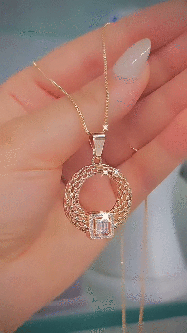 Heart-Shaped Mother-of-Pearl Pendant Necklace - Image 10
