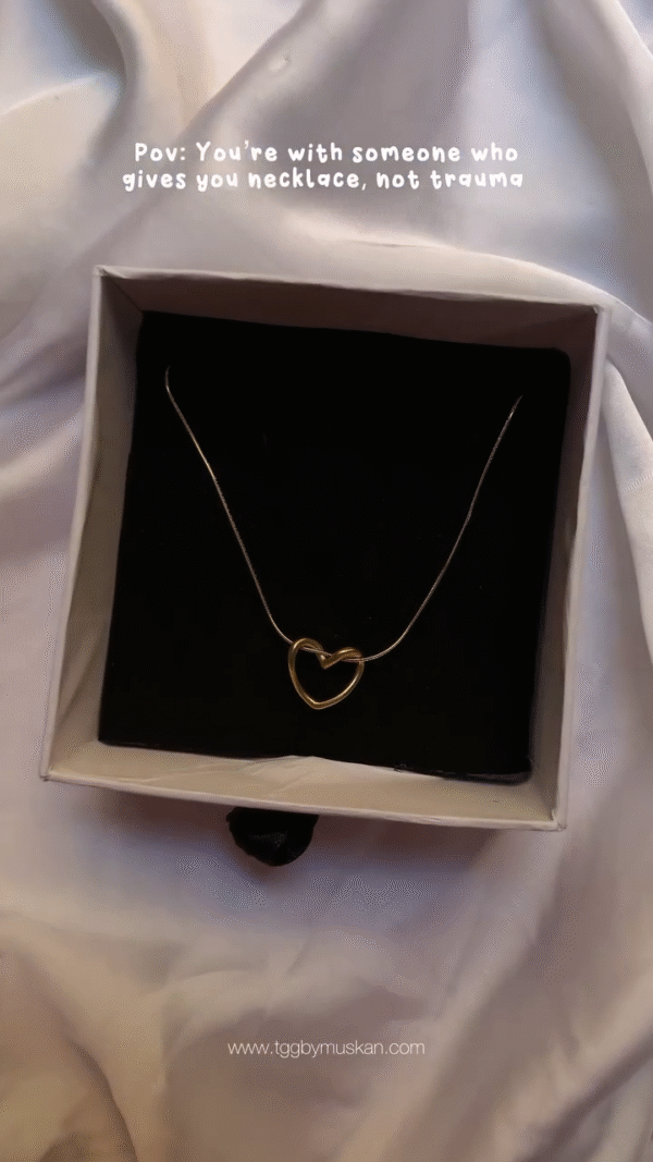 Intertwined Loop Pendant Necklace - Image 2