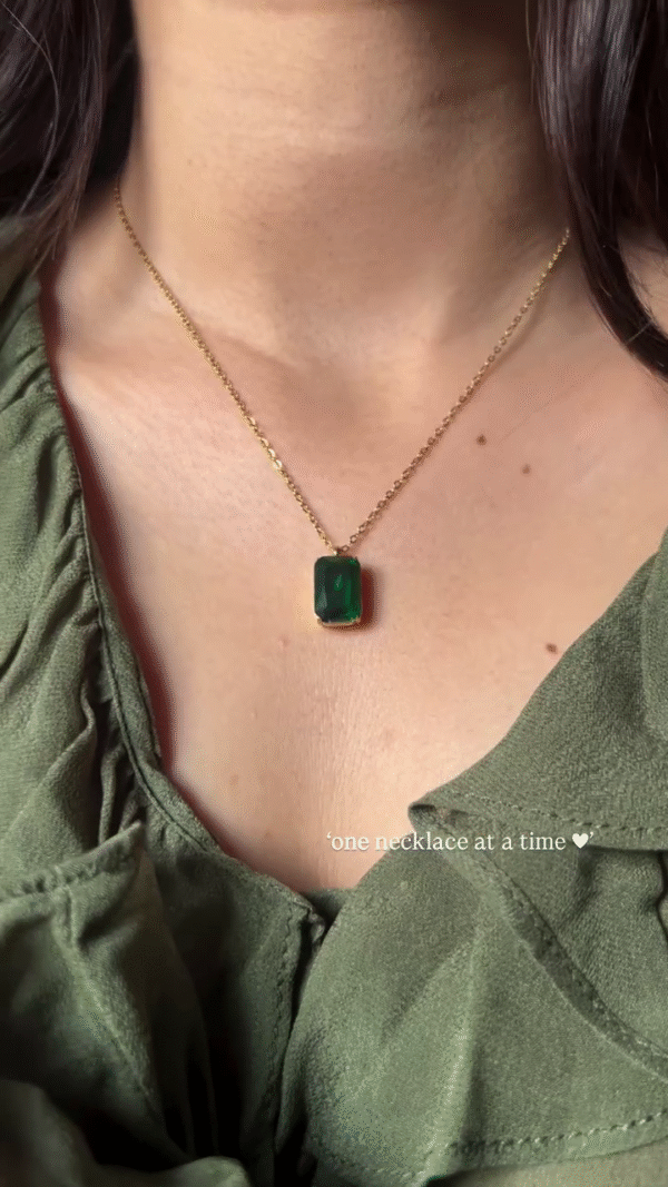 Delicate Disc Drop Necklace - Image 3