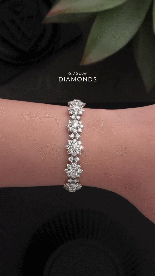 Floral Bloom Diamond Bracelet