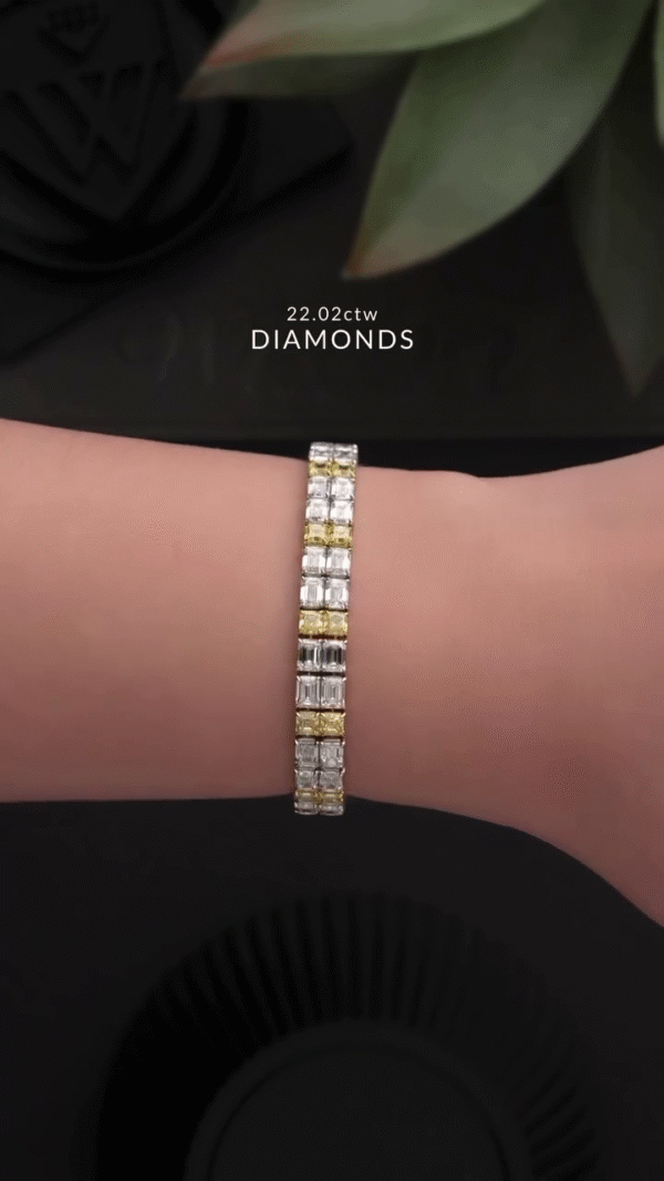 Floral Bloom Diamond Bracelet - Image 2